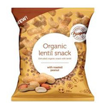 Linsenchips mit gerösteten Erdnüssen glutenfrei BIO 60 g