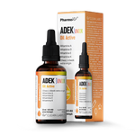 Vitamin Adek Junior für Kinder Tropfen (300 Mcg + 10 Mcg + 4 Mg + 20 Mcg) Glutenfrei 30 Ml