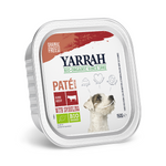 Hundefutter Pastete mit Rindfleisch und Spirulina getreidefrei Bio 150 g – Yarrah