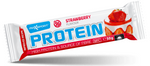 Eiweißriegel mit Erdbeergeschmack und weißer Glasur glutenfrei 50g - MAXSPORT