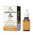 Uzdrovisco Aufhellendes und faltenreduzierendes Augenserum mit Vitamin C und Augentrost, 15 ml