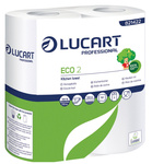 Weiße Küchenrollen, 2 Rollen, 2-lagig, 11,8 m, 52 Blatt, Ecolabel – Eco Natural