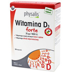 Vitamin D3 Forte Nahrungsergänzungsmittel 100 Kapseln – Physalis