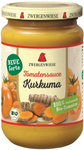 Glutenfreie gelbe Tomatensauce mit Kurkuma bio 340 ml - Zwergenwiese