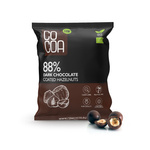 Haselnüsse in dunkler Schokolade 88% bio 70 g - COCOA