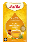 For The Senses Pure Happiness Tee mit grünem Tee und ätherischen Ölen (For The Senses Pure Happiness) Bio (17 X 2.2 G) 37.4 G
