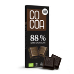 Dunkle Schokolade 88 % Bio 40 g – Cocoa