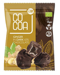 Kandierter Ingwer in Zartbitterschokolade 65% Bio 70 g - Kakao
