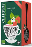Fair gehandelter grüner Tee mit Erdbeere BIO (20 x 2 g) 40 g