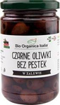 Schwarze Oliven ohne Kerne in Salzlake BIO 280 g (160 g) (Glas)