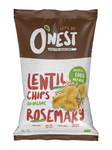 Bio glutenfreie Linsenchips mit Rosmarin 75 g – O'Nest