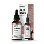 Vitamin D3 Tropfen 100 mcg (4000 iu) glutenfreies Nahrungsergänzungsmittel 30 ml - Pharmovit