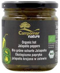 Bio eingelegte grüne geschnittene Jalapeño-Paprika 350 g (130 g) – Campomar nature