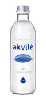 Natürliches stilles Mineralwasser 330 ml (Glas) - Akvile