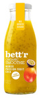 Kaltgepresster Smoothie mit Mango, Passionsfrucht und Chia BIO 250 ml - smart organic (Bett'r)