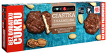 Kekse mit Karamell und Erdnüssen in Milchschokolade, ohne Zuckerzusatz 128g