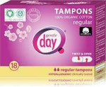 Tampons aus 100% Bio-Baumwolle - Regular 18 Stück.