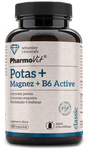 Kalium + Magnesium + Vitamin B6 Aktives Nahrungsergänzungsmittel 120 Kapseln - Pharmovit