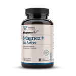 Magnesium mit Vitamin B6 Activ glutenfreies Nahrungsergänzungsmittel 120 Kapseln 81,37 g - Pharmovit