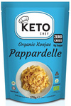 Glutenfreie Keto-Nudeln (Konjac-Nudeln Pappardelle) Nudeln bio 270 g - keto chef (besser als Lebensmittel)