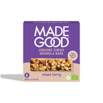 Bio glutenfreie knusprige Granola Riegel mit roten Früchten (6 x 24 g) 144 g – MadeGood