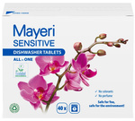 Mayeri Sensitive All-in-One Geschirrspültabs, 40 Stück