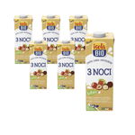 SET 6 x Pflanzliches Getränk 3 Nüsse BIO 1 l