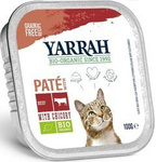 Katzenfutter, Rind- und Geflügelpastete mit Zichorie BIO 100 g - Yarrah