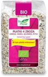 Flocken 4 Getreidearten (Dinkel, Hafer, Gerste, Roggen) BIO 300 g