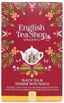 Schwarzer Tee mit Ingwer und Pfirsich (20X2) Bio 40 g – English Tea Shop