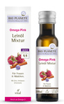 Omega pink - Mischung mit Leinöl (Himbeere, Zimt, Kurkuma) Bio 100 ml – Bio Planete