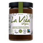 Glutenfreie Fair-Trade-Schokoladen-Nusscreme bio 600 g - LA VIDA