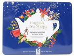 Premium Holiday Collection Teeset in dekorativer blauer BIO-Dose - 36 Portionsbeutel