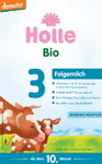 Folgemilch aus Kuhmilch 3 für Säuglinge ab 10 Monaten Demeter bio 600 g - Holle.