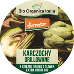 Gegrillte Artischocken mit Kräutern und nativem Olivenöl extra Demeter bio 125 g - Bio Organica Italia