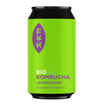 Kombucha schwarzer Tee mit Zitronengras glutenfrei bio 330ml - Forever Young Kombucha