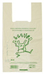 Kompostierbarer und biologisch abbaubarer Beutel aus Maisstärke 1 Stück (50 cm x 27 cm) - BIO abbaubar
