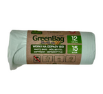 Bio- und Mischabfallbeutel (kompostierbar und biologisch abbaubar) 12 l 15 Stück - FROGGY (GREENBAG)