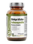 Ginkgo biloba + Ashwagandha Gedächtnis Komplex 60 Kapseln - Pharmovit (Clean Label)