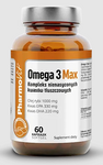 Omega 3 Max glutenfreies Nahrungsergänzungsmittel 60 Kapseln - Pharmovit (Clean Label)