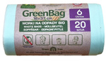 Säcke für organische und gemischte Abfälle (kompostierbar und biologisch abbaubar) 6 l 20 Stück - FROGGY (GREENBAG)