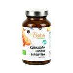 Kurkuma + Ingwer + Piperin Bio Nahrungsergänzungsmittel 240 Tabletten 120 g – Batom