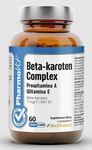 Beta-Carotin-Komplex glutenfreies Nahrungsergänzungsmittel 60 Kapseln - Pharmovit (Clean Label)