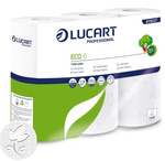 Toilettenpapier weiß, 6 Rollen, 2-lagig, 24 m, 200 Blatt, Ecolabel – Eco Natural