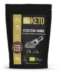 Zerstoßene Kakaobohnen in Keto-Schokolade ohne Zuckerzusatz glutenfrei BIO 70 g - Kakao