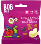 Apfel-Schwarze Johannisbeere Snack 20 g – Bob Snail