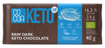 Keto-Schokolade mit Mct-Öl ohne Zuckerzusatz BIO 40 g - Kakao