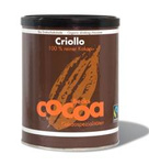 Fair gehandeltes glutenfreies Criollo-Kakaopulver BIO 250 g