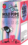 Holopops zuckerfreie Lutscher mit Himbeergeschmack und Vitamin C und D (6 Stück) 36g - HOLOPOPS