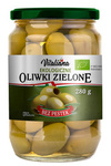Entsteinte grüne Oliven in Salzlake BIO 280 g - Vitaliana